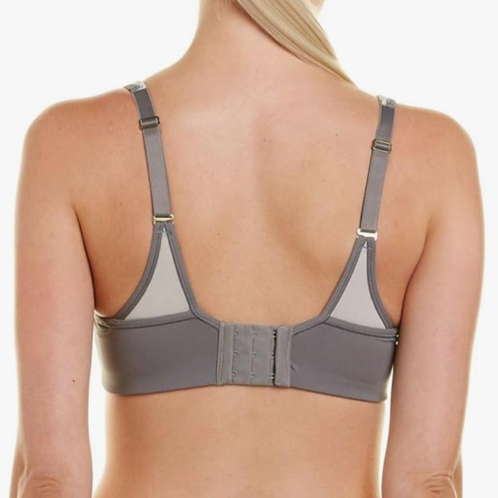 Natori Gray and White Intimates Bra with Molded Cups - Picture 3 of 10
